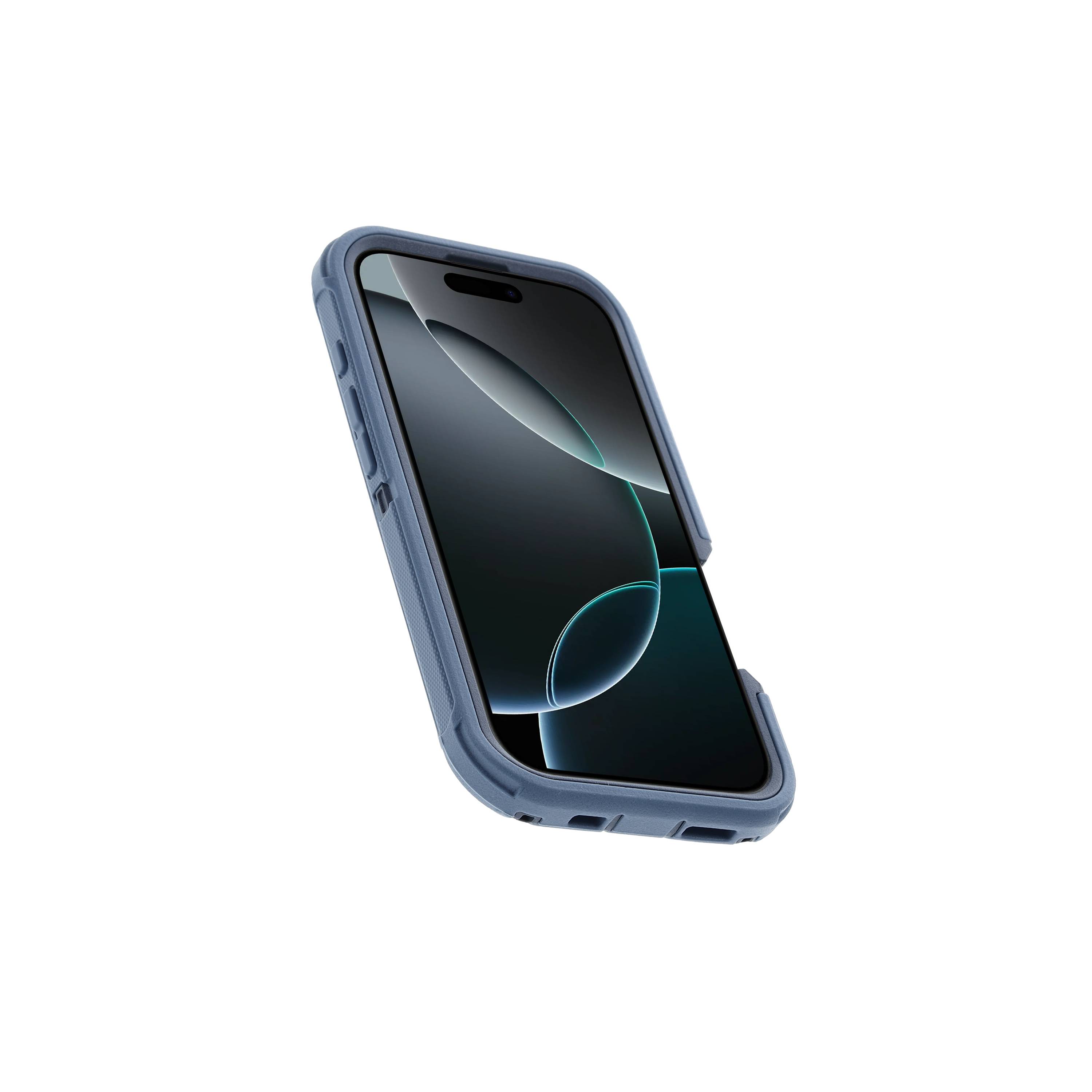 OtterBox Defender Series voor MagSafe voor iPhone 16 Plus, Baby Blue Jeans