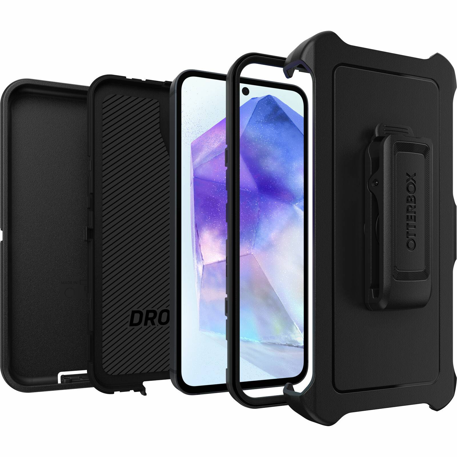 OtterBox Defender Series voor Galaxy A55 5G, Black