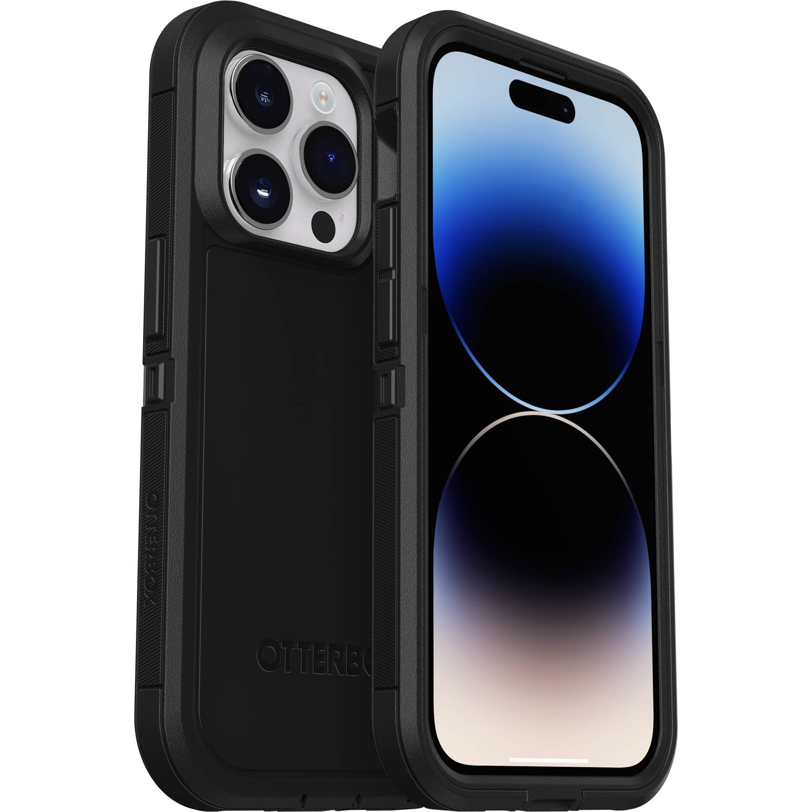 OtterBox Defender XT-hoes voor iPhone 14 Pro met MagSafe, schokbestendig, valbestendig, ultrarobuust, 5x getest volgens militaire standaard, Zwart