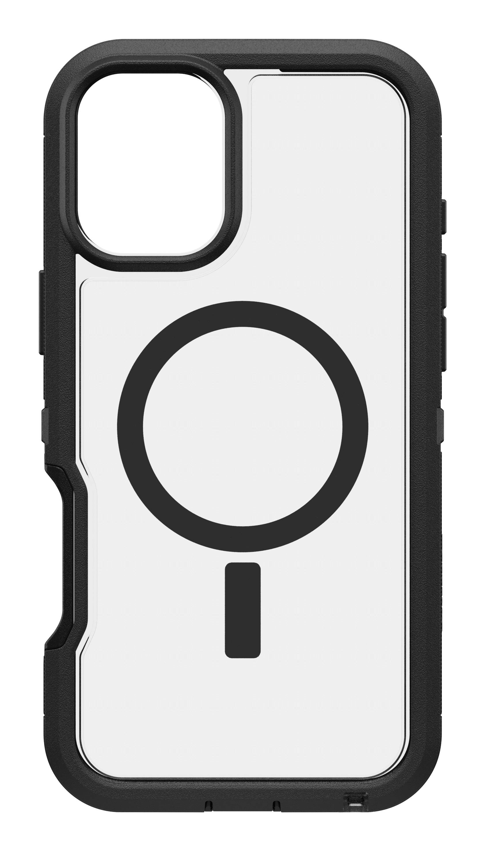 OtterBox Defender Series XT Clear voor MagSafe voor iPhone 16 Pro, Dark Side