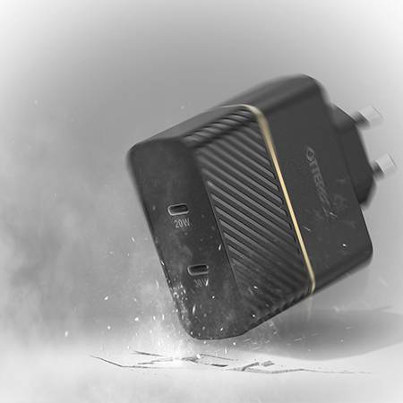 OtterBox EU Wall Charger 50W - 1X USB-C 30W + 1X USB-C 20W USB-PD, zwart