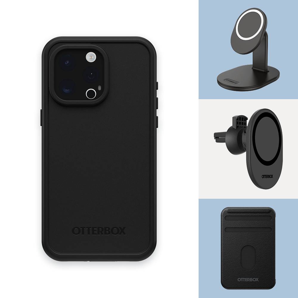 OtterBox Frē Series voor iPhone 15 Pro Max, Black