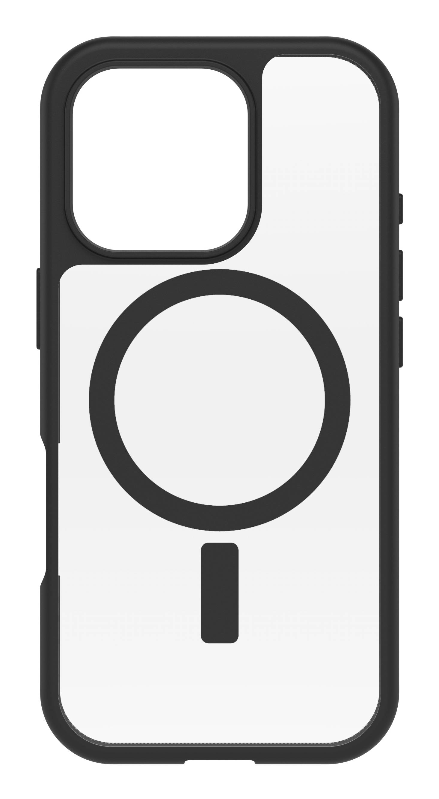 OtterBox React Series voor MagSafe voor Apple iPhone 16 Pro, Black Crystal