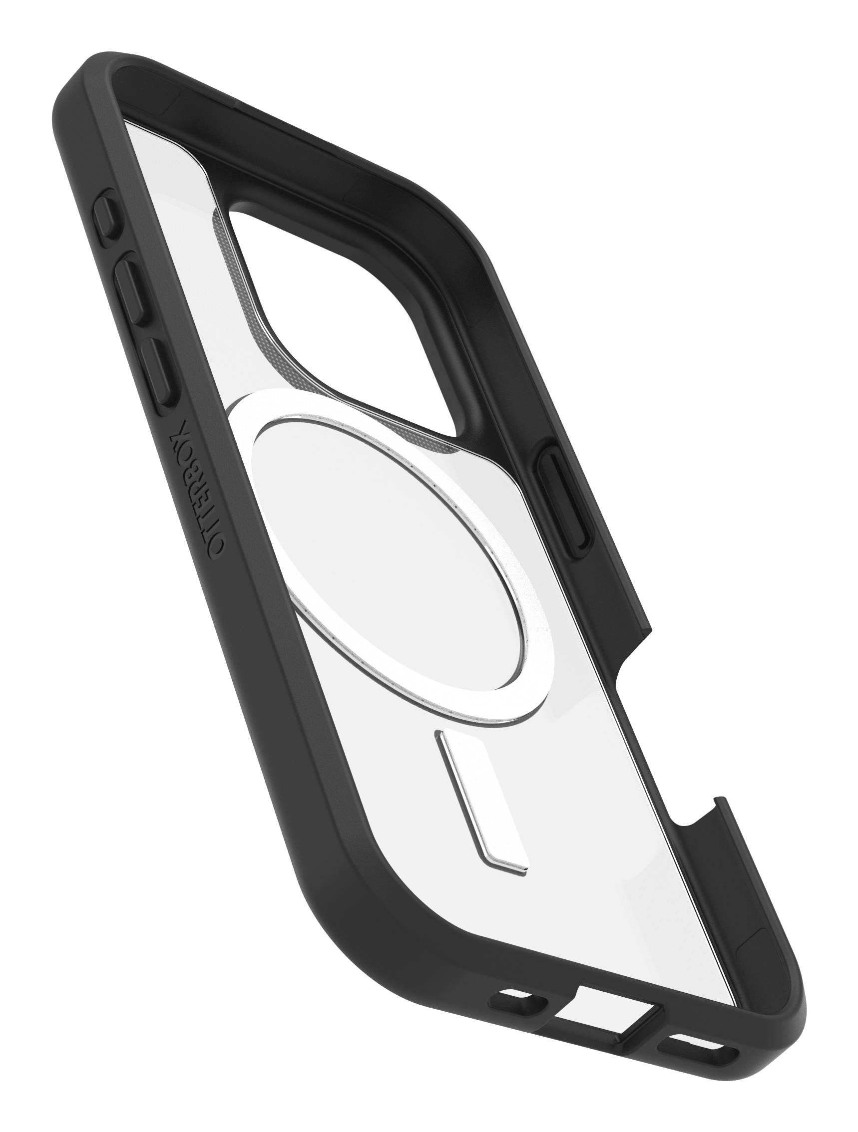 OtterBox React Series voor MagSafe voor Apple iPhone 16 Pro, Black Crystal