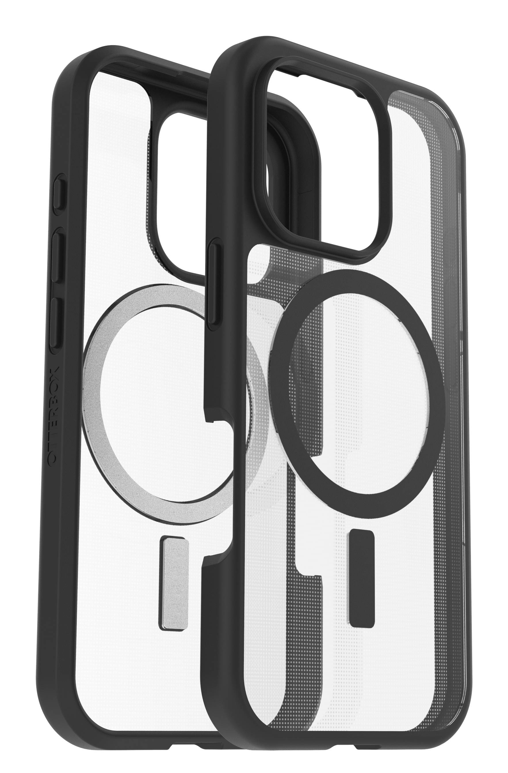 OtterBox React Series voor MagSafe voor Apple iPhone 16 Pro, Black Crystal