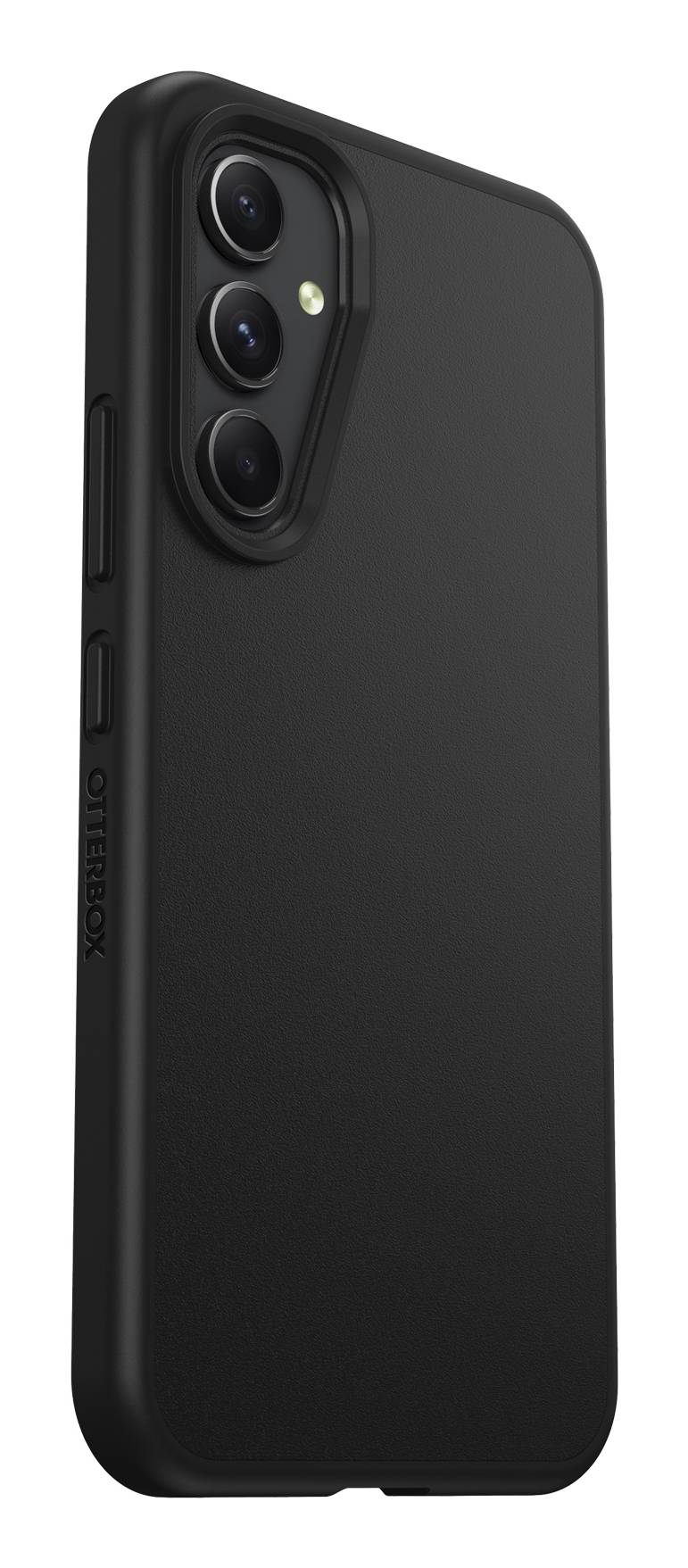 OtterBox React-hoesje voor Galaxy A54 5G, schokbestendig, valbestendig, ultradun, beschermende, getest volgens militaire standaard, Antimicrobieel, Zwart, Geen retailverpakking