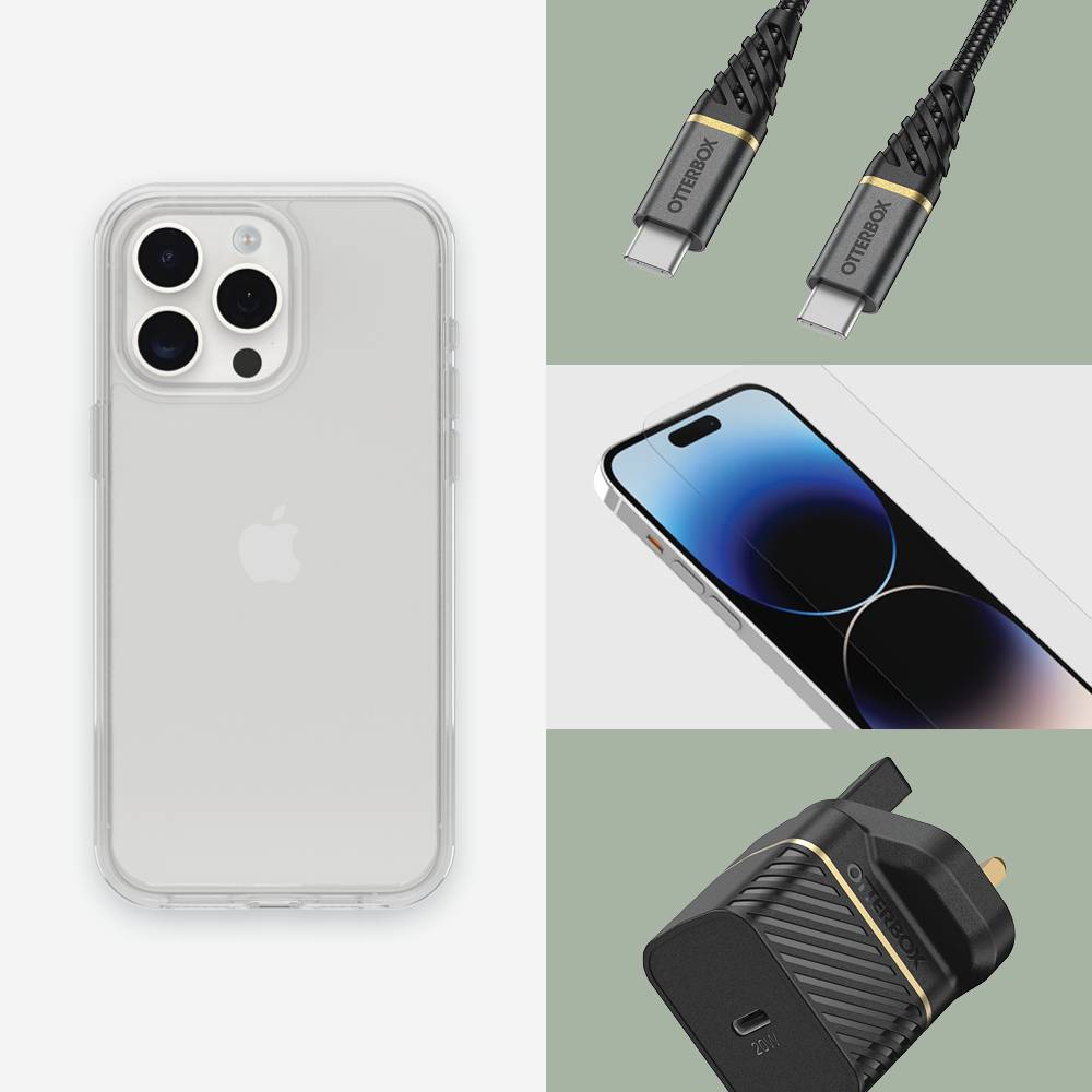 OtterBox Symmetry Clear mobiele telefoon behuizingen 15,5 cm (6.1") Hoes Transparant