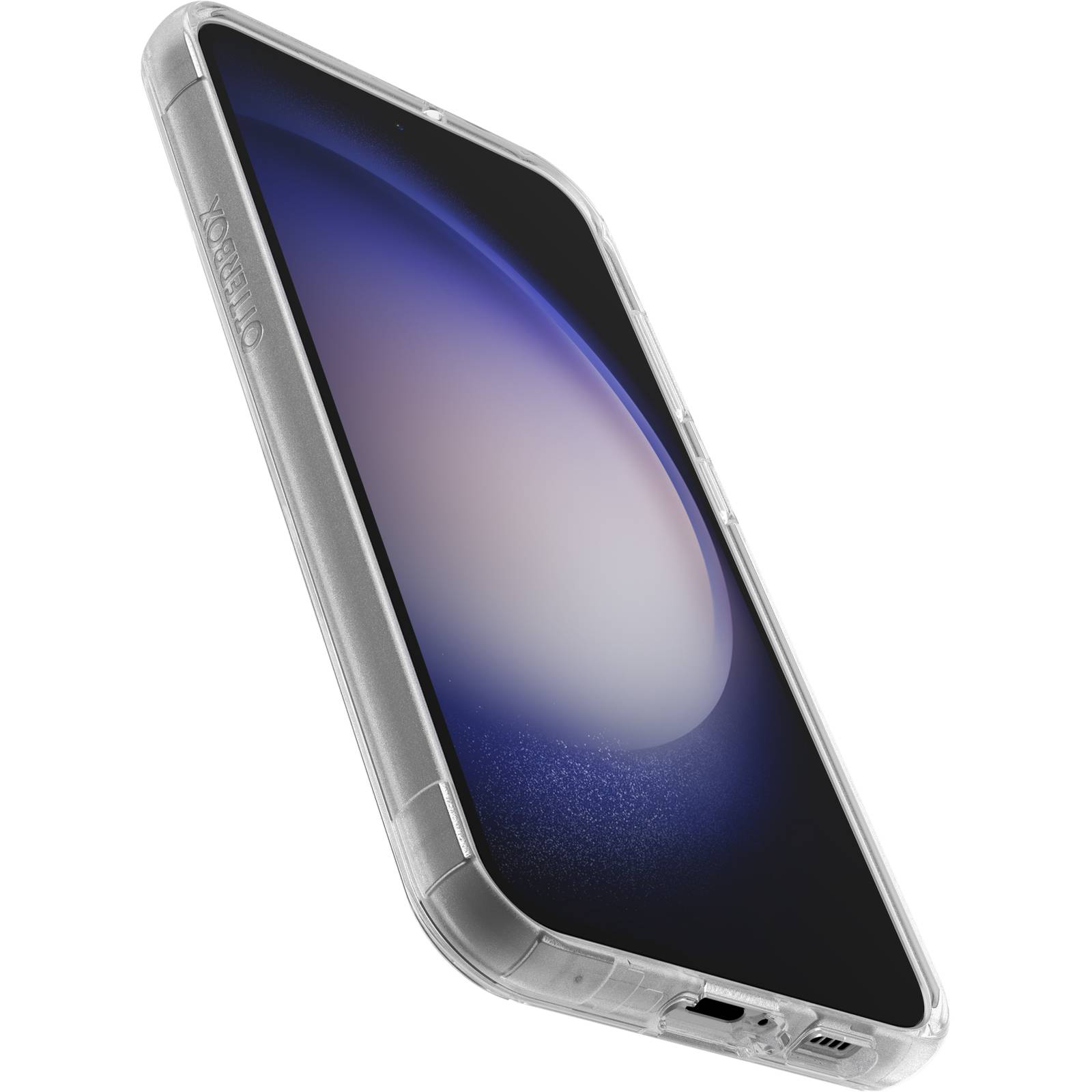 OtterBox Symmetry Clear Case voor Galaxy S23+ , Schokbestendig, Valbestendig, Dunne beschermende hoes, 3x getest volgens militaire standaard, Antimicrobieel, Clear
