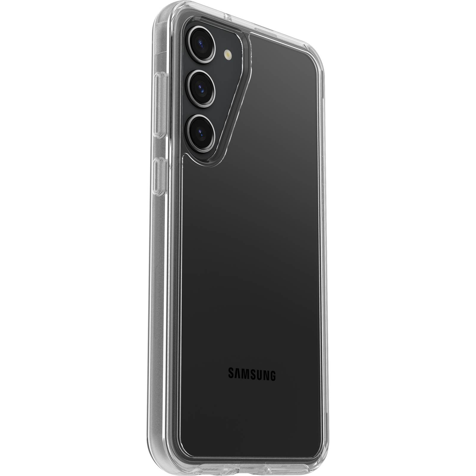OtterBox Symmetry Clear Case voor Galaxy S23+ , Schokbestendig, Valbestendig, Dunne beschermende hoes, 3x getest volgens militaire standaard, Antimicrobieel, Clear