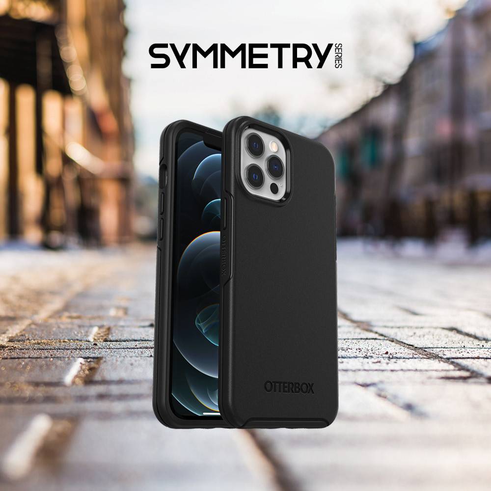 OtterBox Symmetry Series voor Apple iPhone 12/iPhone 12 Pro, zwart