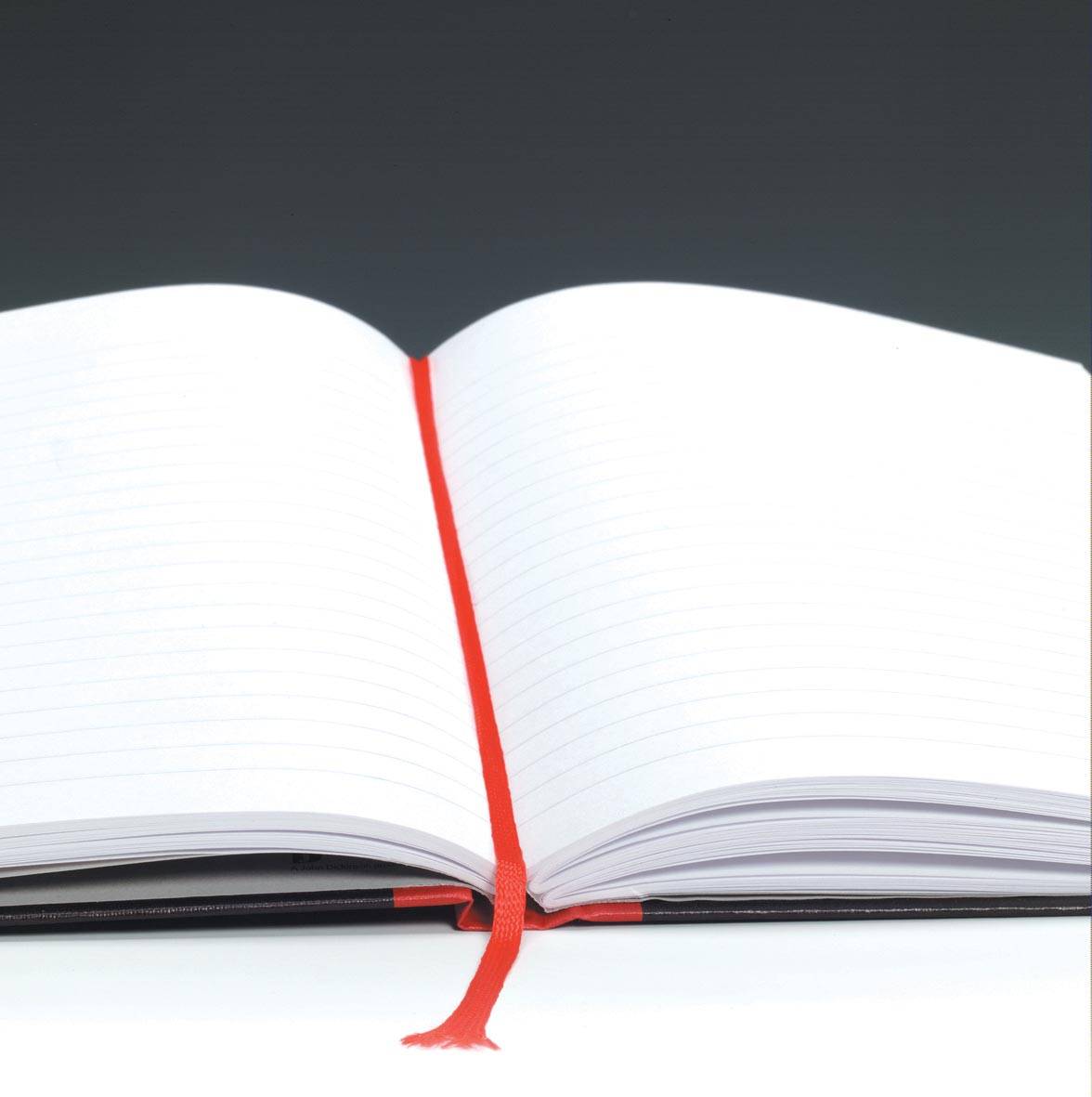 Oxford BLACK N' RED gebonden boek, 192 bladzijden, ft A4, gelijnd