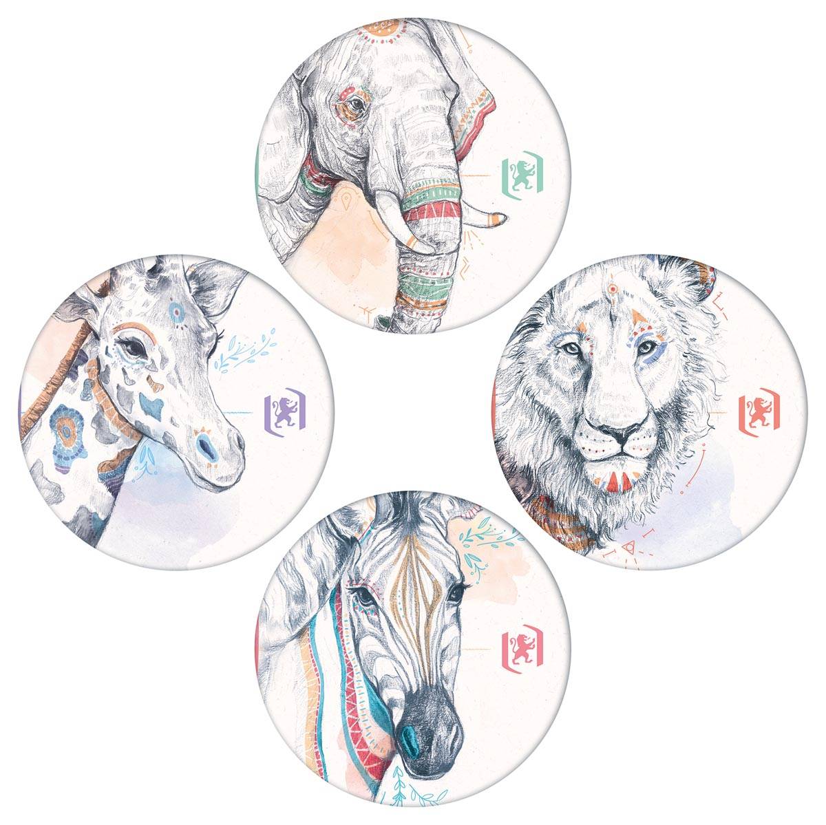 Oxford Boho Spirit spiraalschrift, ft A5, 120 bladzijden, geruit 5 mm, geassorteerde kleuren