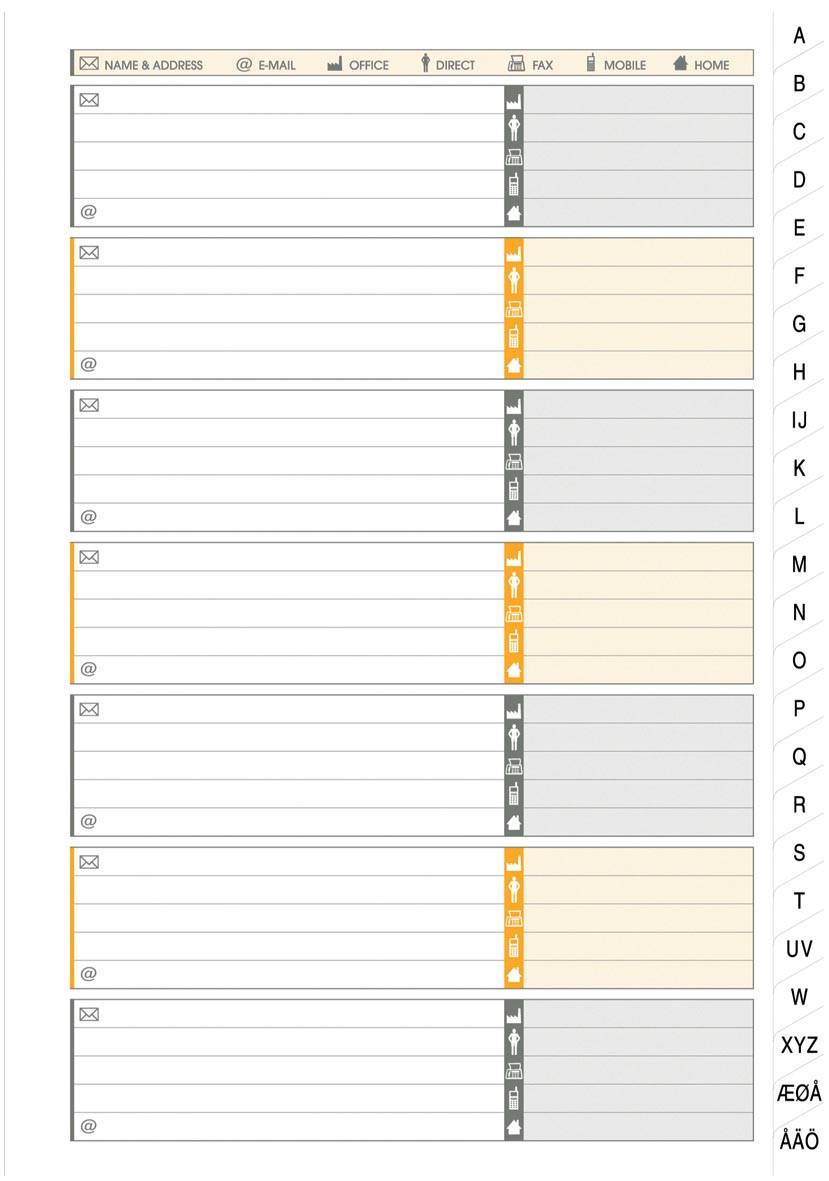 Oxford INTERNATIONAL Addressbook, ft A5, 144 bladzijden