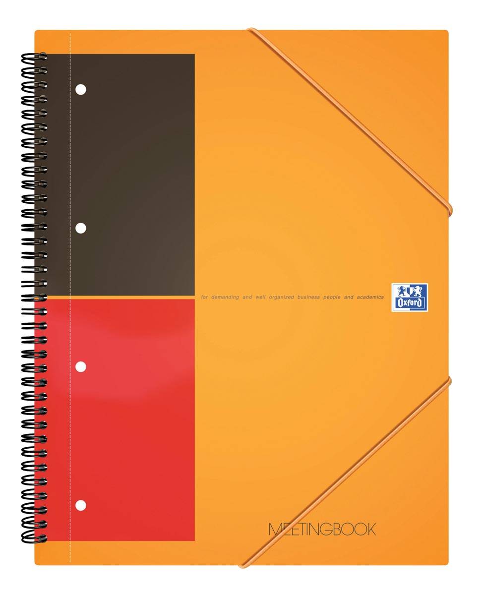 Oxford INTERNATIONAL Meetingbook, 160 bladzijden, ft A5+, gelijnd
