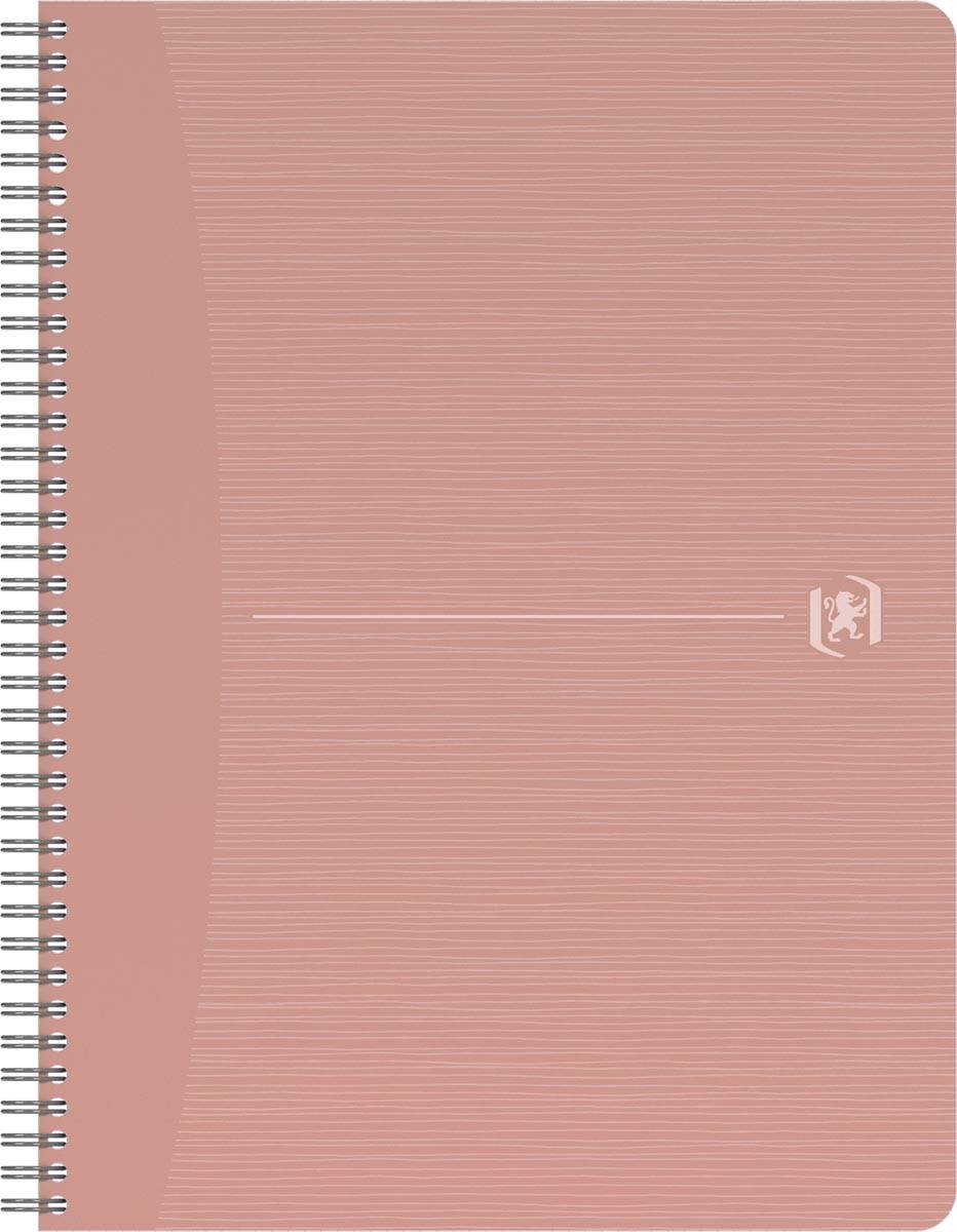 Oxford My Rec'up spiraalschrift, ft A4, 100 bladzijden, geruit 5 mm, geassorteerde kleuren
