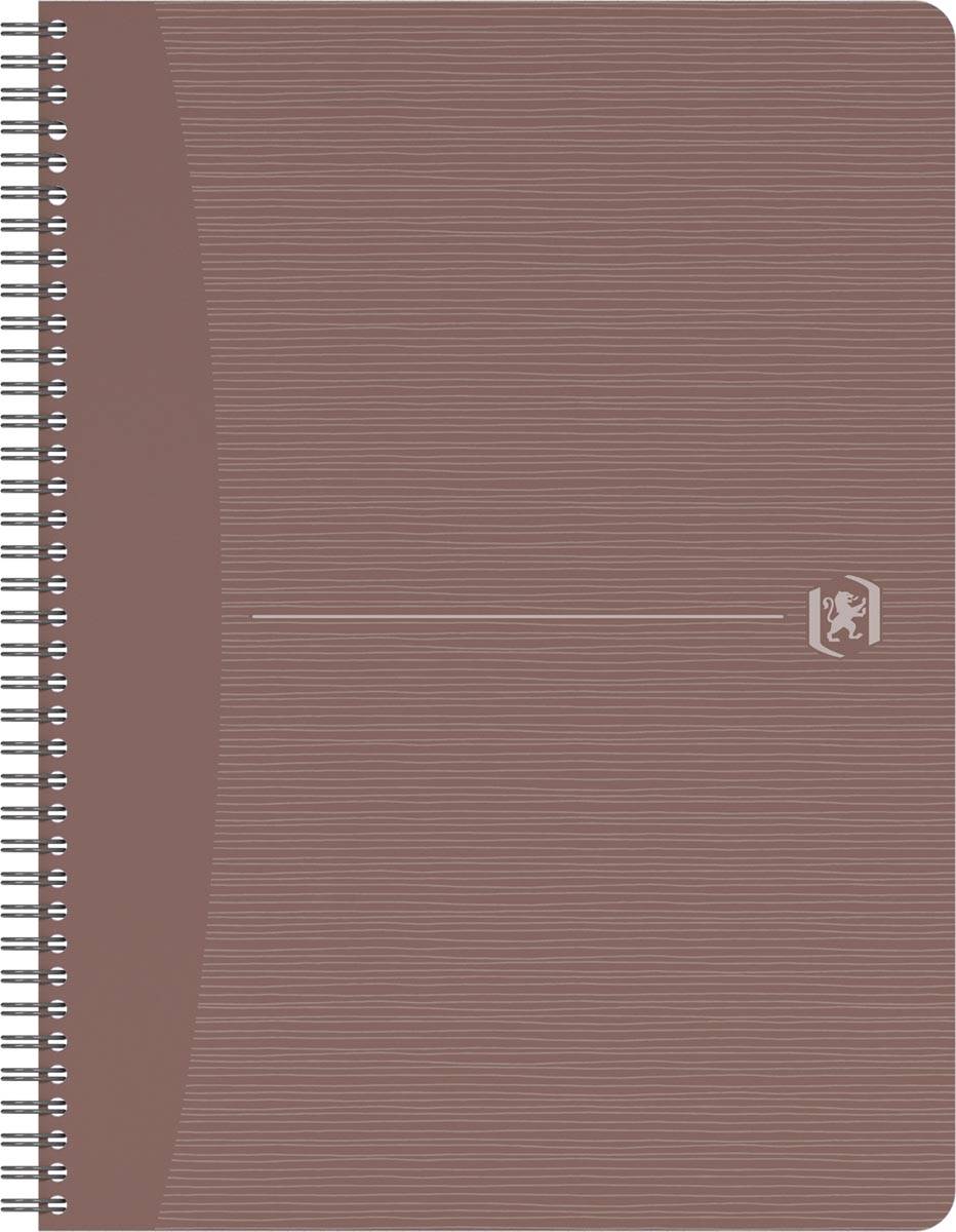 Oxford My Rec'up spiraalschrift, ft A4, 100 bladzijden, geruit 5 mm, geassorteerde kleuren