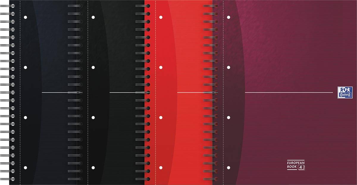 Oxford Office Essentials European Book, 240 bladzijden, ft A4+, gelijnd, geassorteerde kleuren
