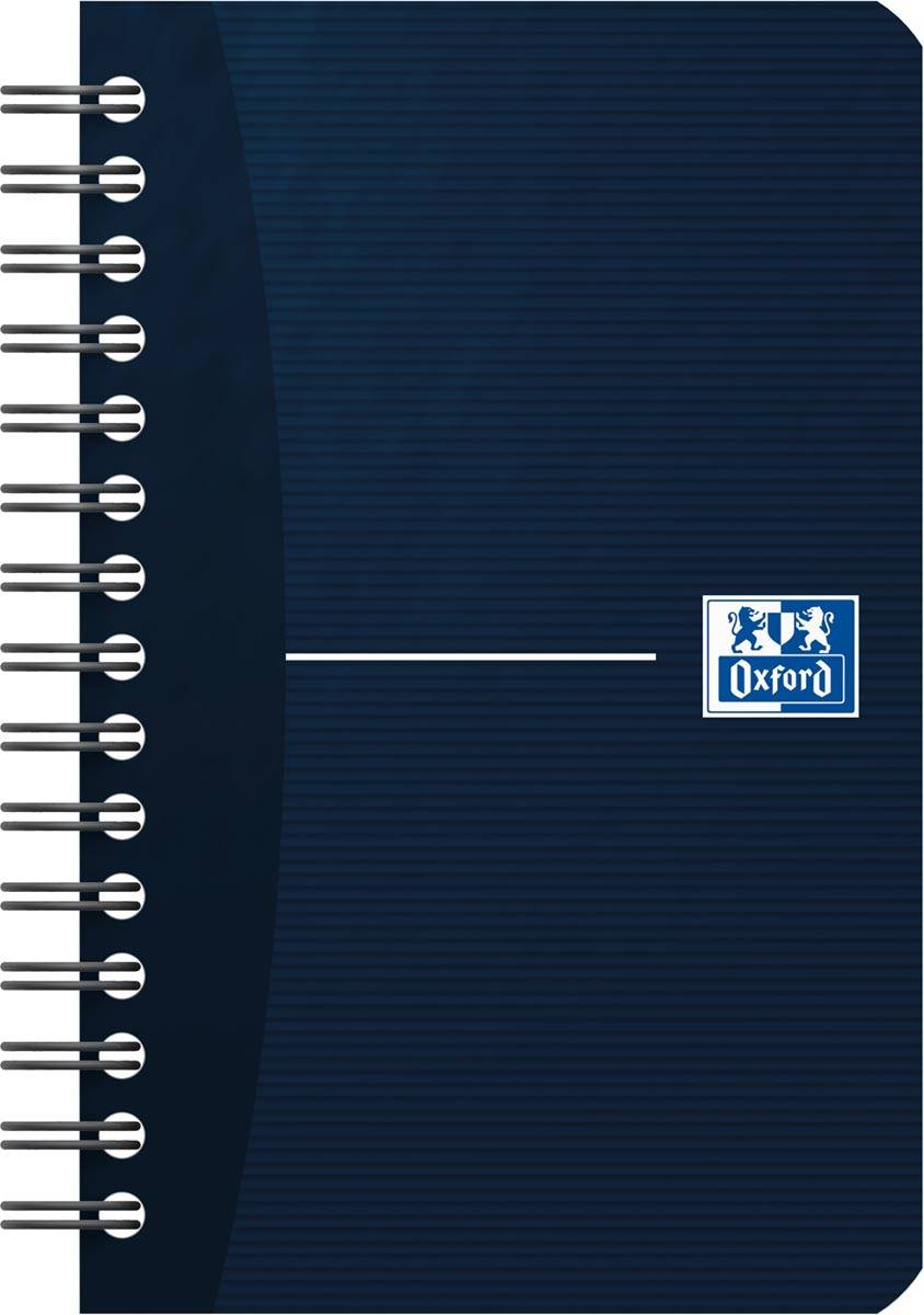 Oxford Office Essentials notitieboekje, 180 bladzijden, ft 9 x 14 cm, geruit 5 mm, geassorteerde kleuren