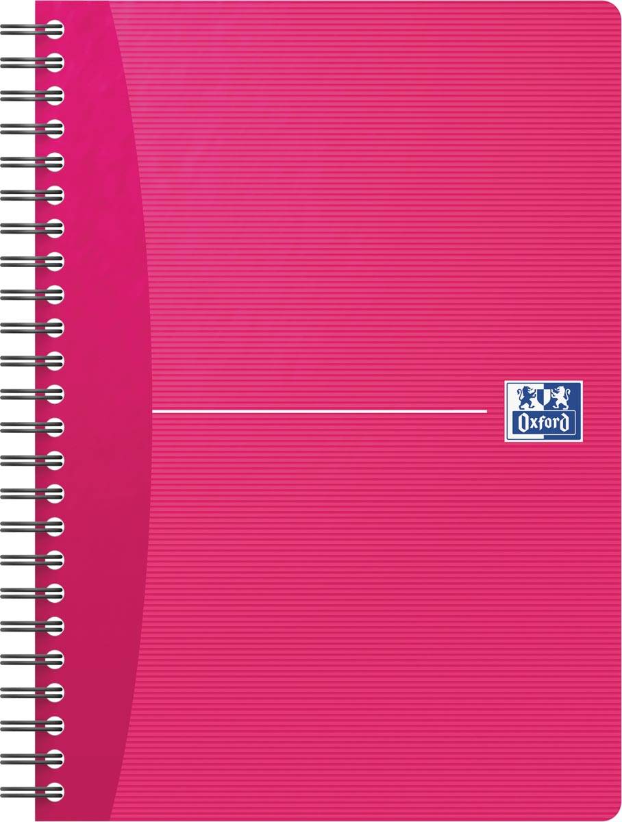Oxford Office Essentials spiraalschrift, 180 bladzijden, ft A5, gelijnd, geassorteerde kleuren