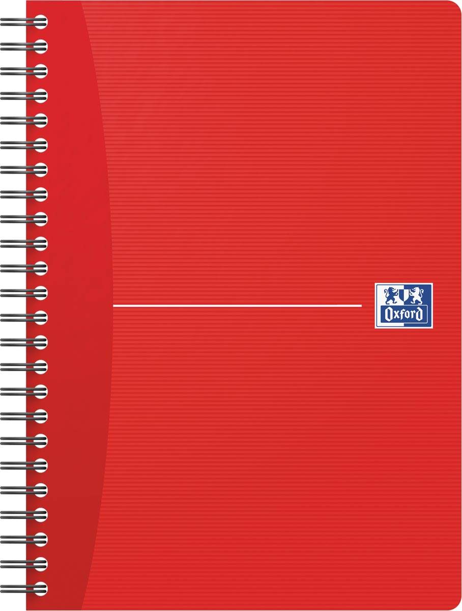 Oxford Office Essentials spiraalschrift, 180 bladzijden, ft A5, gelijnd, geassorteerde kleuren