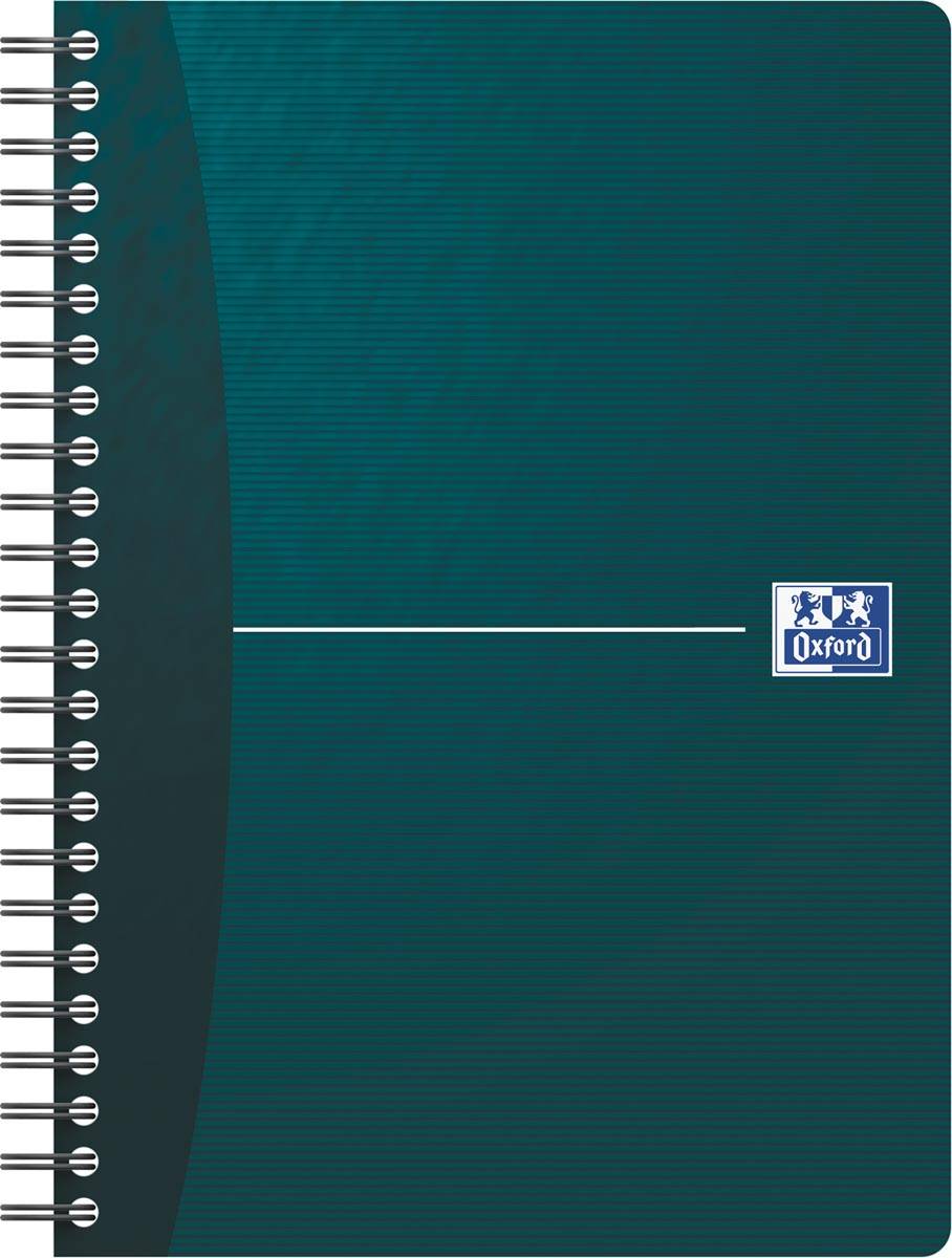Oxford Office Essentials spiraalschrift, 180 bladzijden, ft A5, gelijnd, geassorteerde kleuren