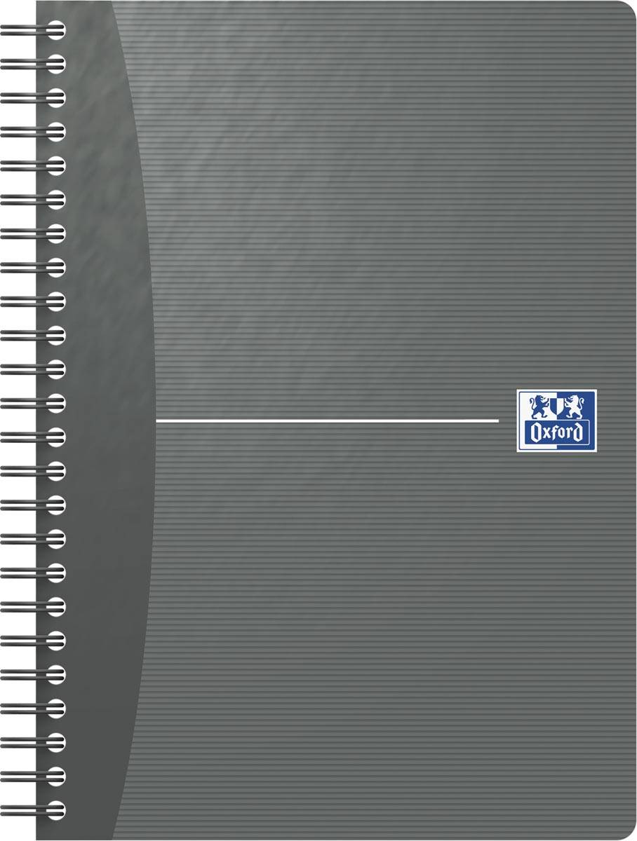 Oxford Office Essentials spiraalschrift, 180 bladzijden, ft A5, gelijnd, geassorteerde kleuren