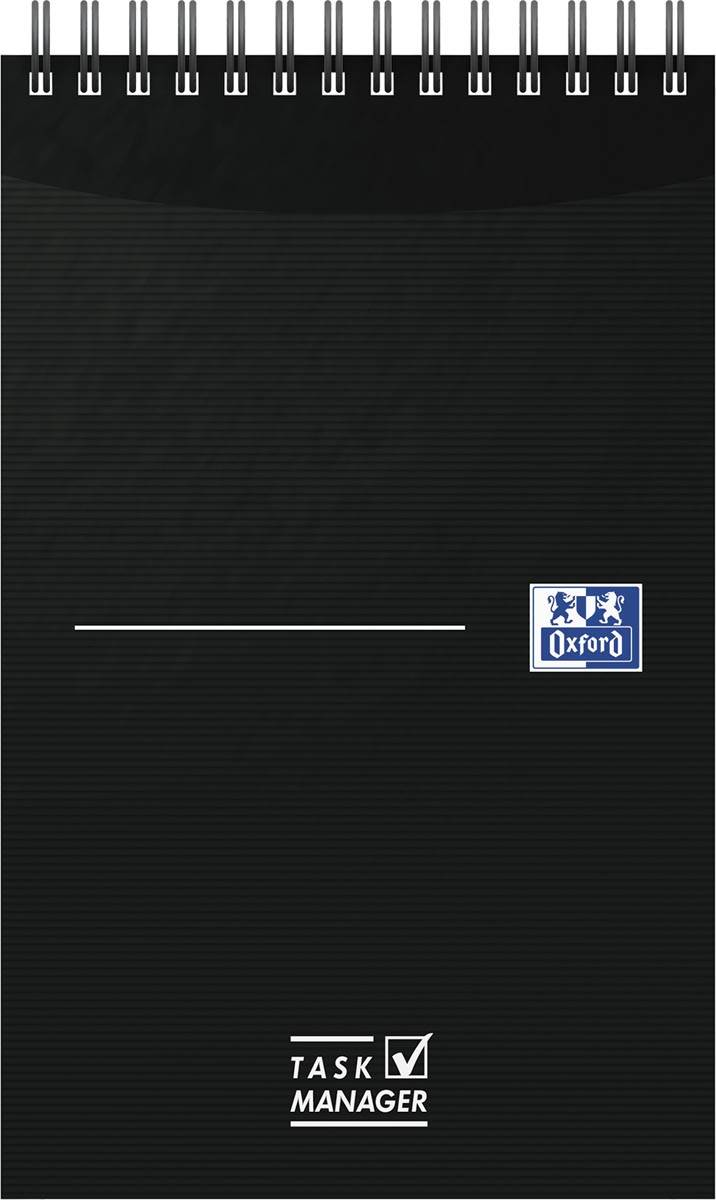 Oxford Office Essentials taskmanager, 140 bladzijden, ft 12,5 x 20 cm, geassorteerde kleuren