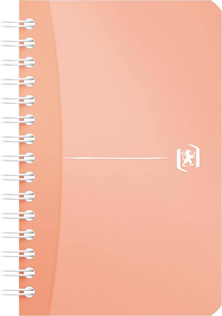 Oxford Office My Colours notitieboekje, 180 bladzijden, ft 9 x 14 cm, geruit 5 mm, geassorteerde kleuren