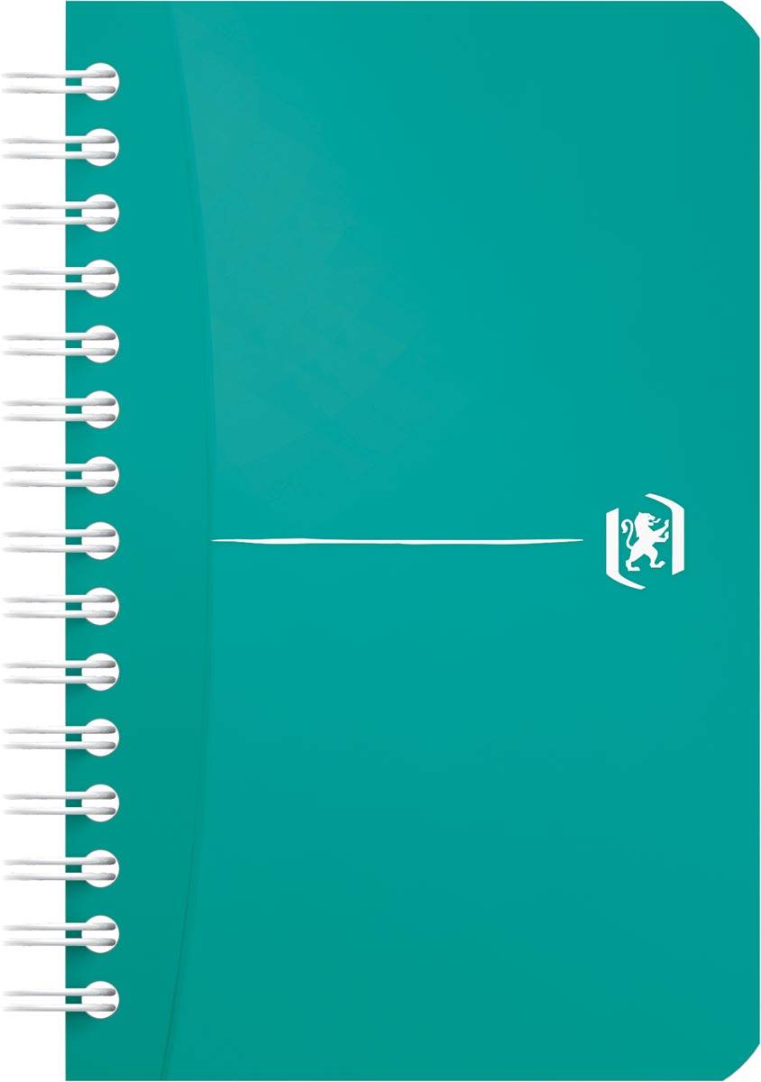 Oxford Office My Colours notitieboekje, 180 bladzijden, ft 9 x 14 cm, geruit 5 mm, geassorteerde kleuren