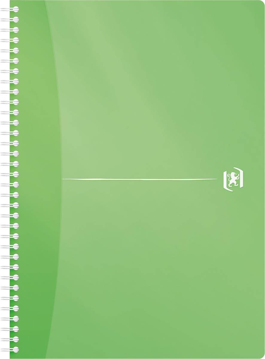 Oxford Office My Colours spiraalschrift, 180 bladzijden, ft A4, geruit 5 mm, geassorteerde kleuren