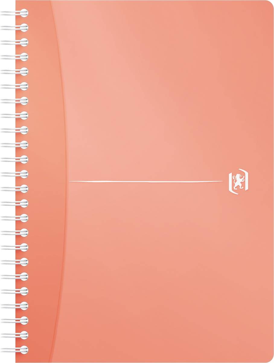 Oxford Office My Colours spiraalschrift, 180 bladzijden, ft A5, gelijnd, geassorteerde kleuren