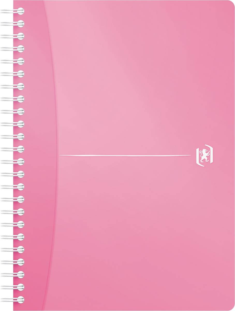 Oxford Office My Colours spiraalschrift, 180 bladzijden, ft A5, gelijnd, geassorteerde kleuren