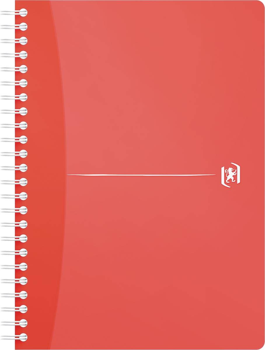 Oxford Office My Colours spiraalschrift, 180 bladzijden, ft A5, gelijnd, geassorteerde kleuren