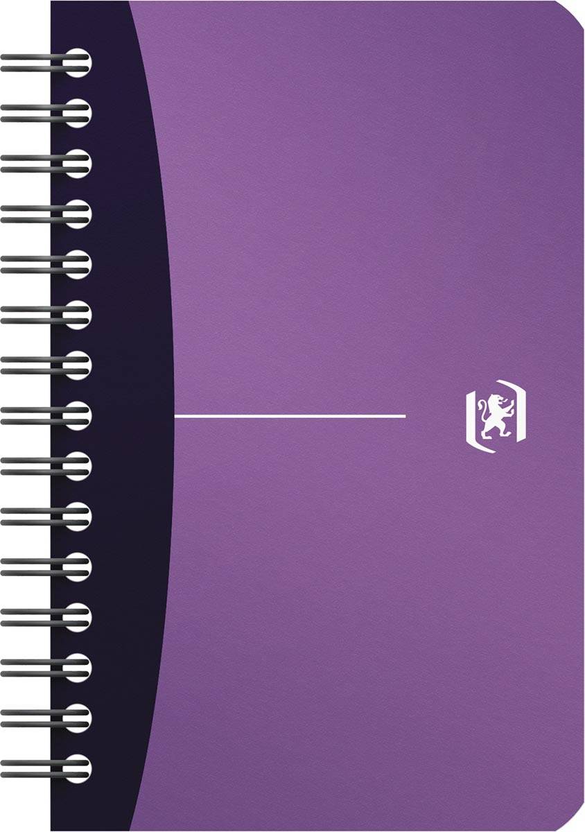 Oxford Office Urban Mix notitieboekje, 180 bladzijden, ft 11 x 17 cm, geruit 5 mm, geassorteerde kleuren