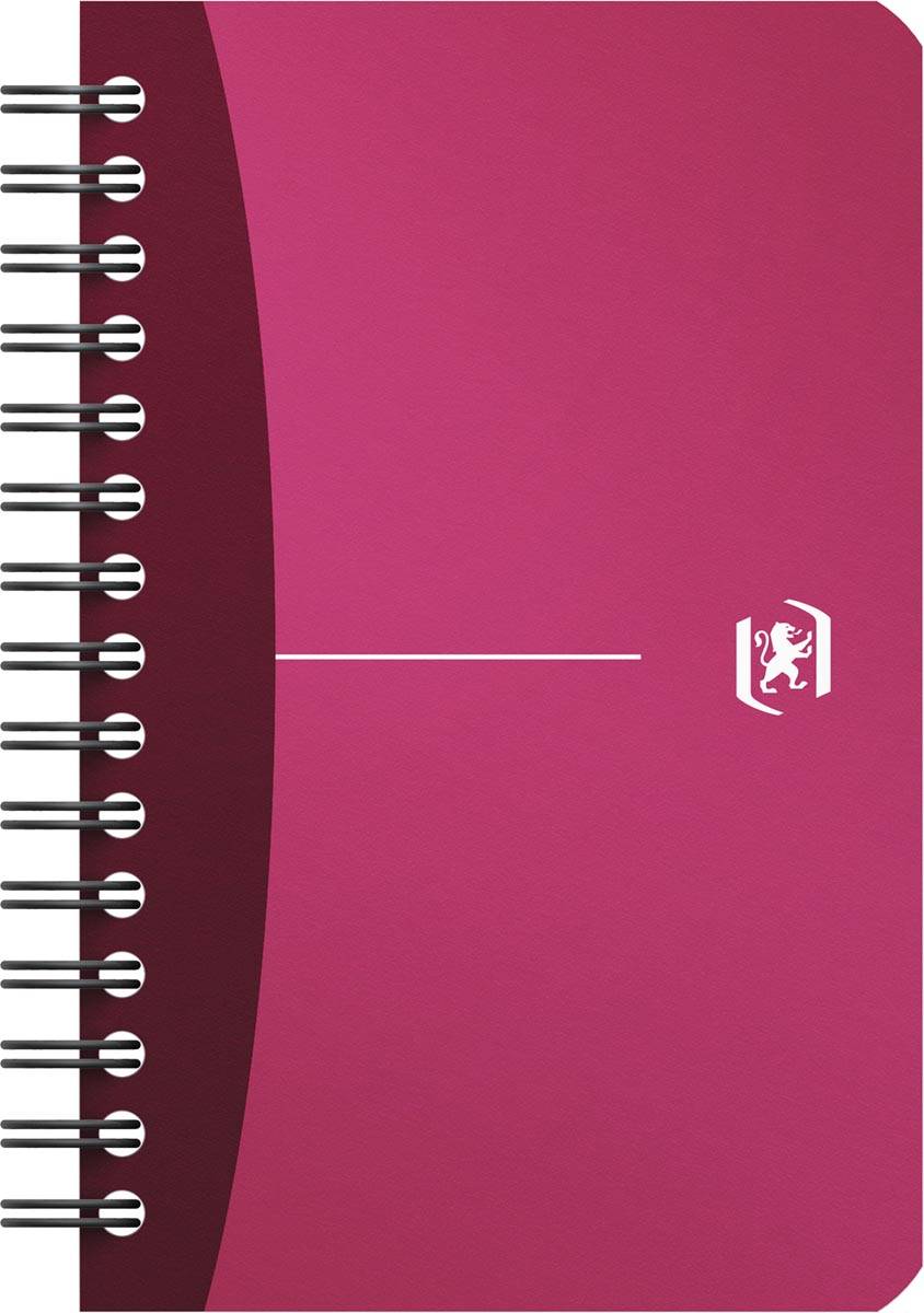Oxford Office Urban Mix notitieboekje, 180 bladzijden, ft 9 x 14 cm, geruit 5 mm, geassorteerde kleuren