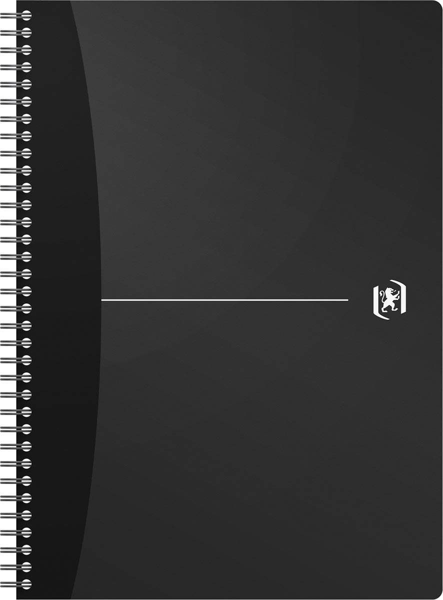 Oxford Office Urban Mix spiraalschrift, 180 bladzijden, ft A4, geruit 5 mm