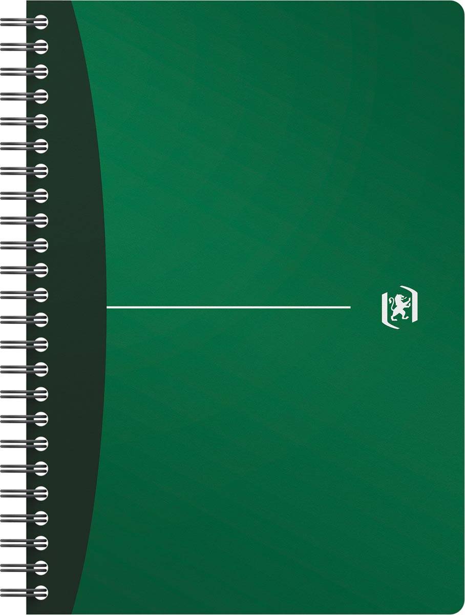 Oxford Office Urban Mix spiraalschrift, 180 bladzijden, ft A5, gelijnd