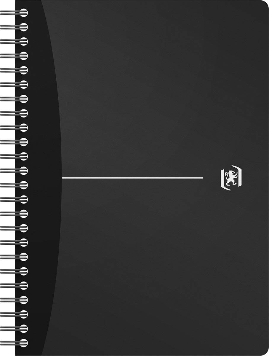 Oxford Office Urban Mix spiraalschrift, 180 bladzijden, ft A5, gelijnd