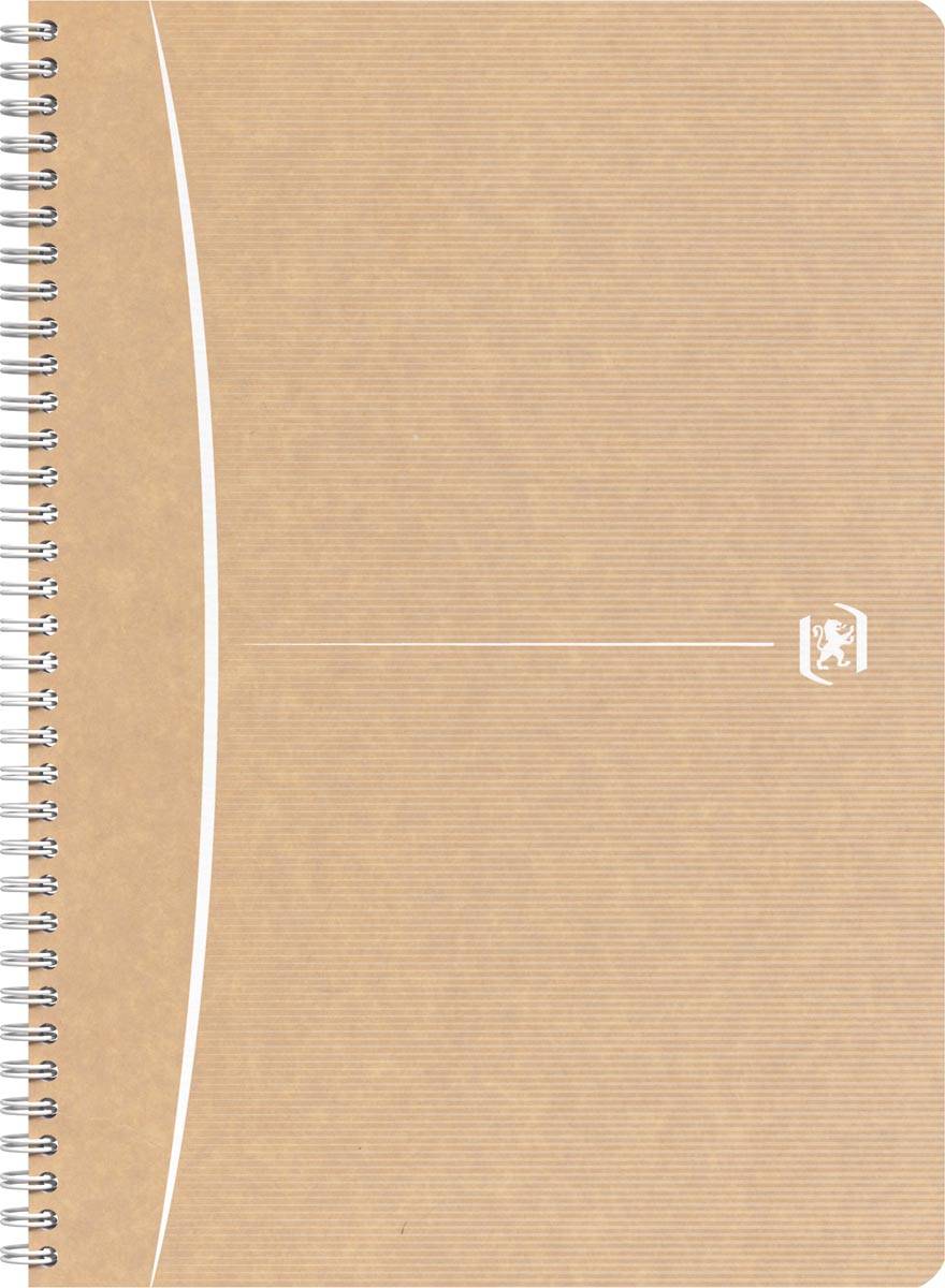 Oxford Touareg spiraalschrift, 180 bladzijden, ft A4, geruit 5 mm, geassorteerde kleuren