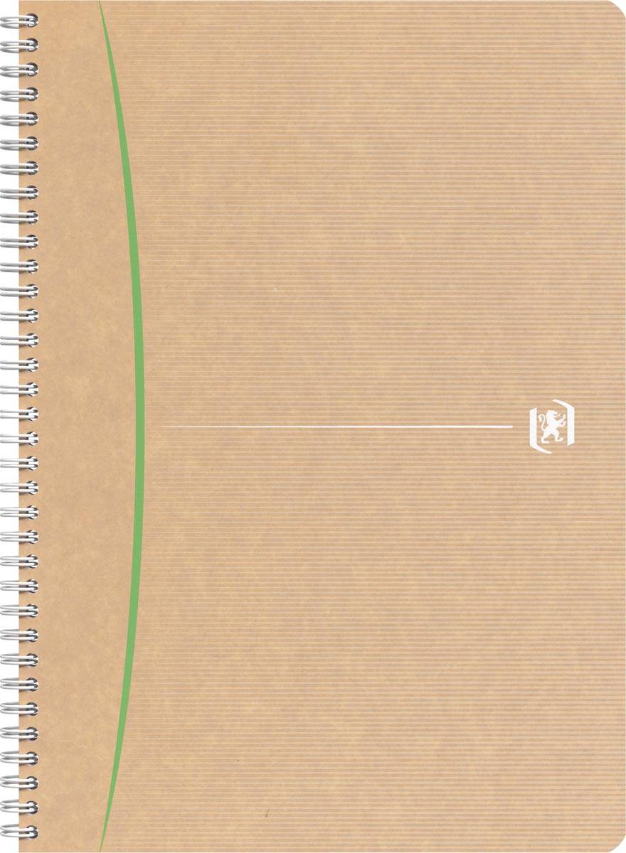 Oxford Touareg spiraalschrift, 180 bladzijden, ft A4, geruit 5 mm, geassorteerde kleuren