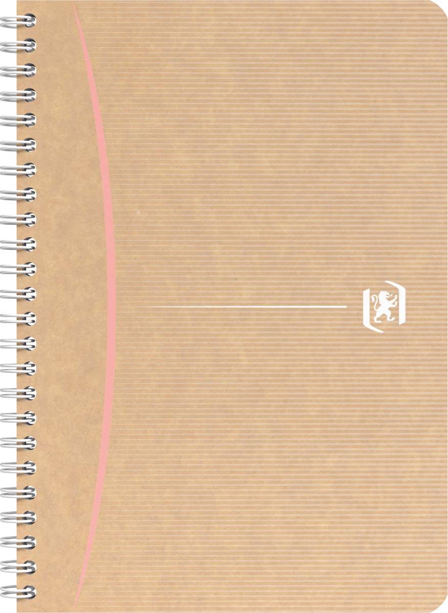 Oxford Touareg spiraalschrift, 180 bladzijden, ft A5, geruit 5 mm, geassorteerde kleuren