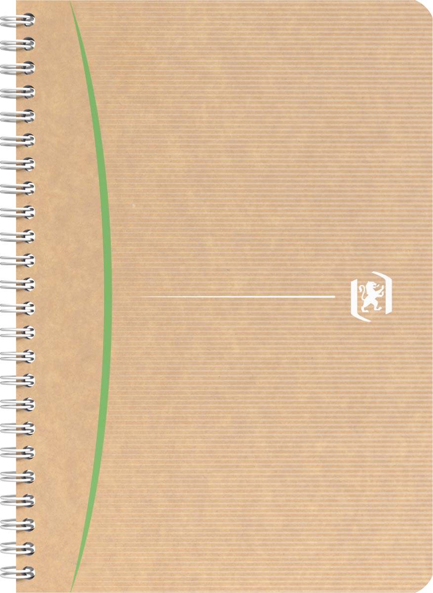 Oxford Touareg spiraalschrift, 180 bladzijden, ft A5, geruit 5 mm, geassorteerde kleuren