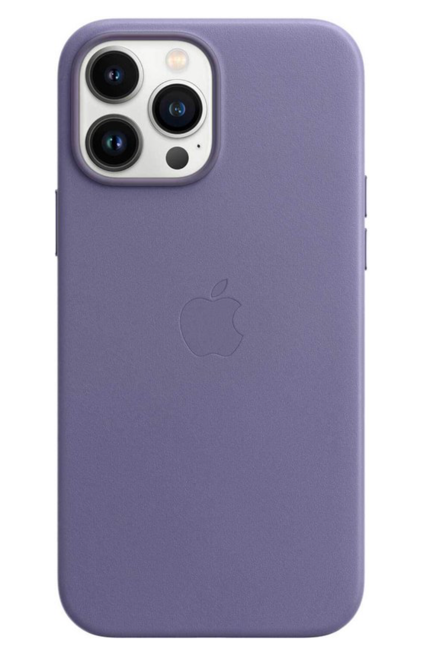 Apple MM1P3ZM/A Leren hoesje - MagSafe - iPhone 13 Pro Max - Blauweregen