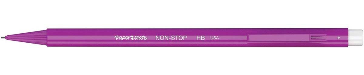 Paper Mate vulpotlood Non-Stop, doos van 12 stuks in geassorteerde kleuren