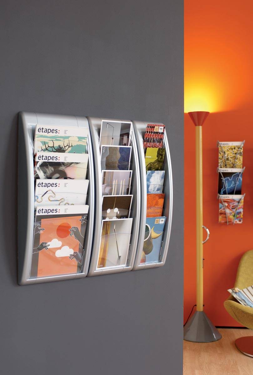 Paperflow wandfolderhouder zilver