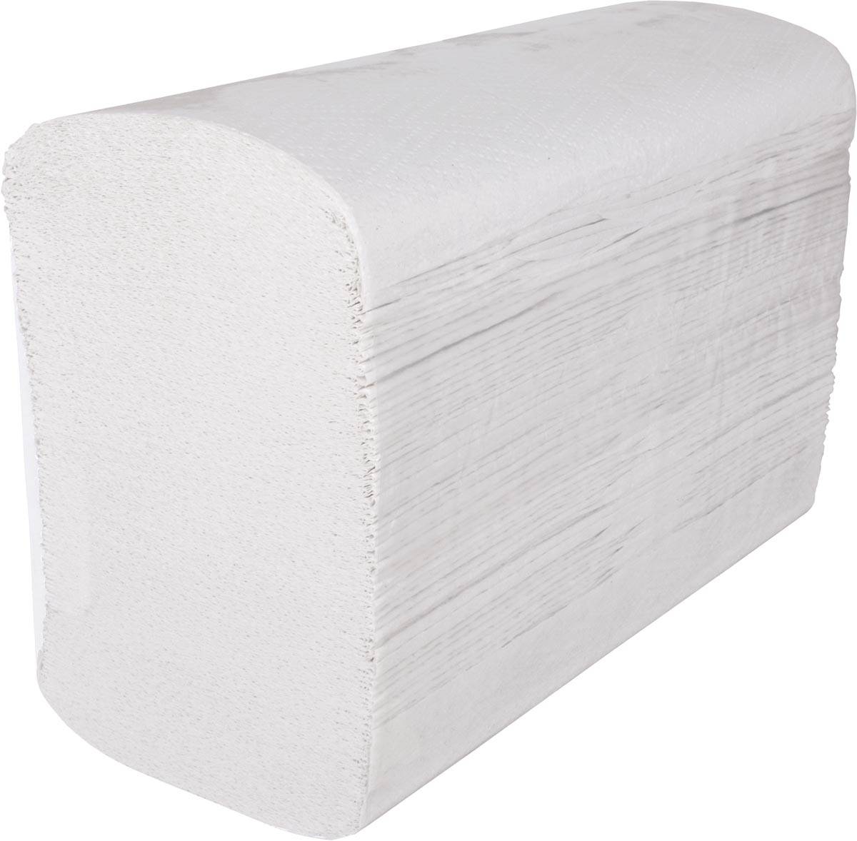 Papieren handdoeken, multifold, 2-laags, ft 21 x 24 cm, 200 vellen, pak van 15 stuks