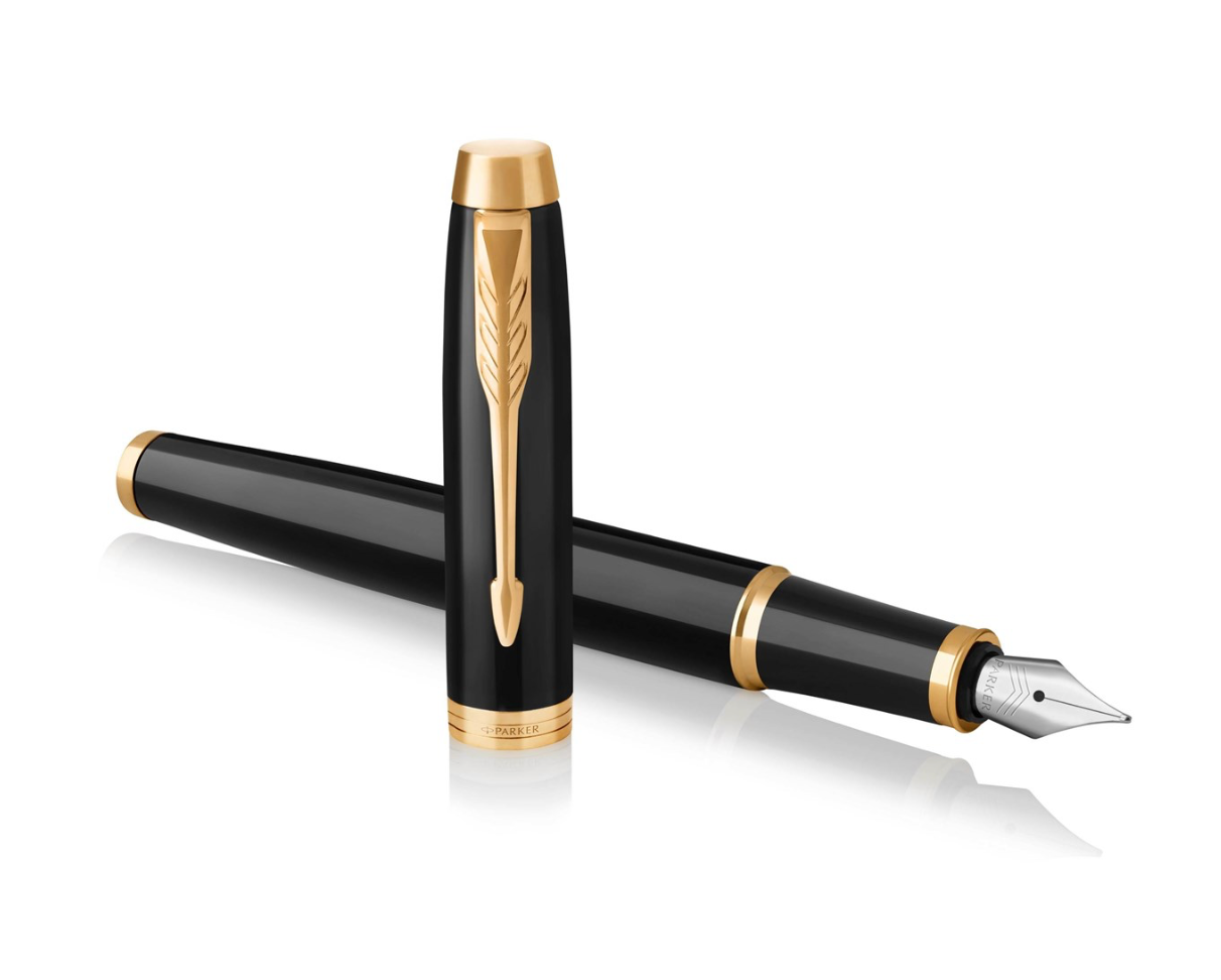 Parker IM vulpen medium, zwart GT