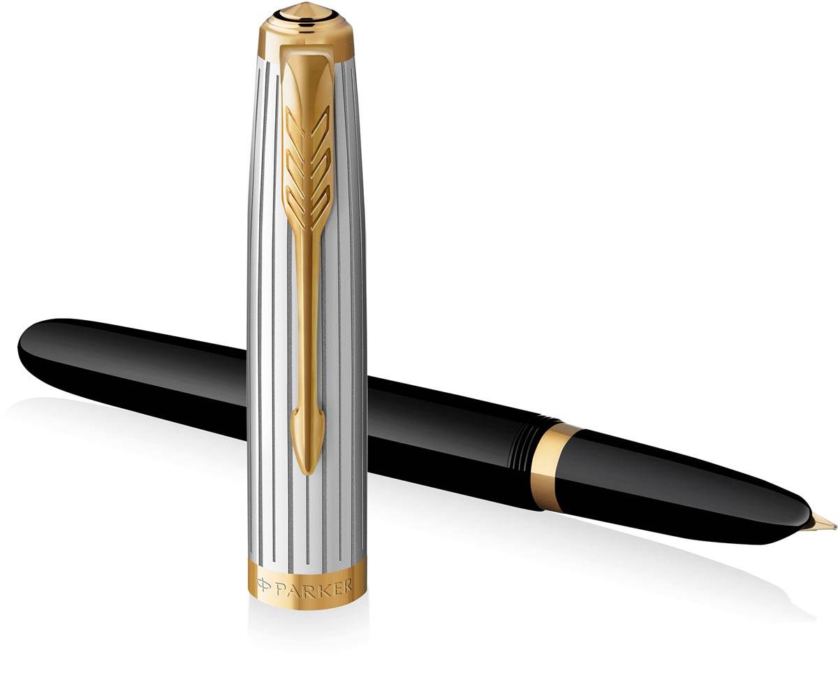 Parker 51 Premium vulpen fijn, zwart GT