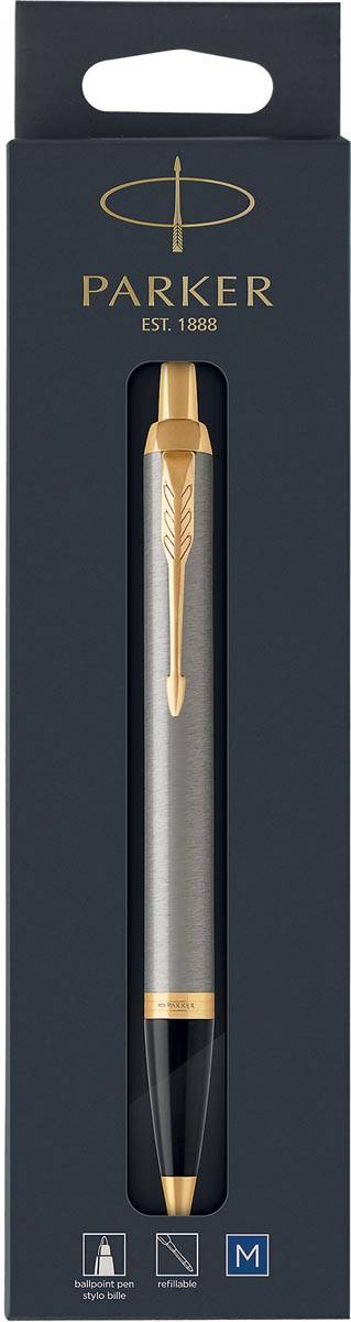 Parker IM balpen metaal GT, op blister