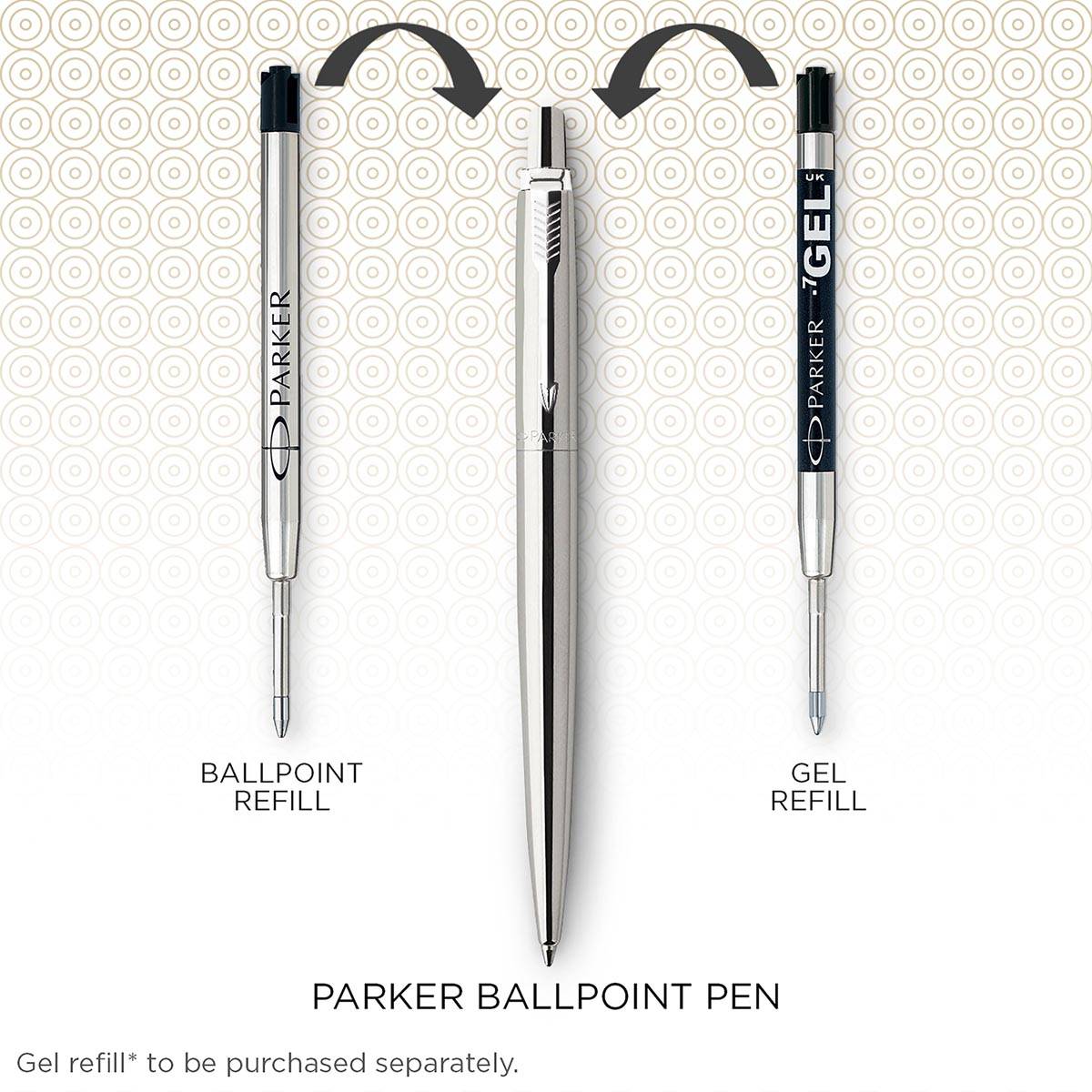Parker Jotter balpen Royal Blue CT, op blister